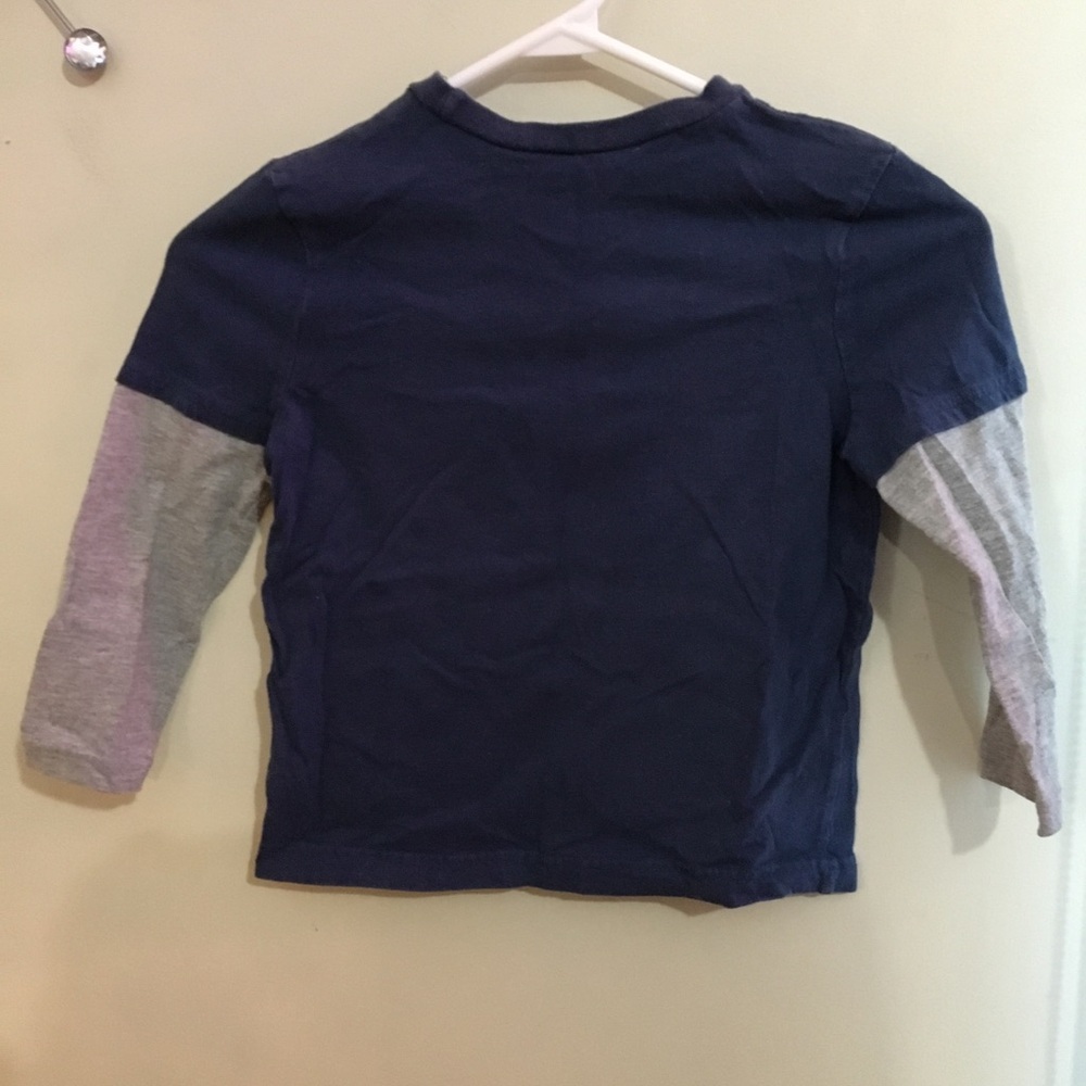 Buzz Lightyear Kids Long Sleeve Shirt - Navy and Gray - Picture 2 of 2